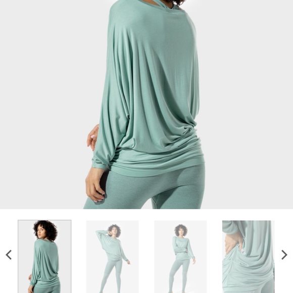 Side draft top yoga or gym - Picture 3 of 6